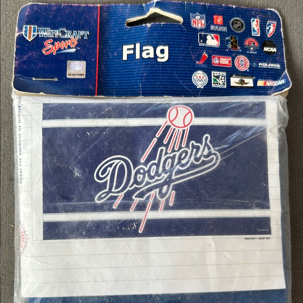 Wincraft Dodgers Blue and White Sports Flag 3’x5’ New